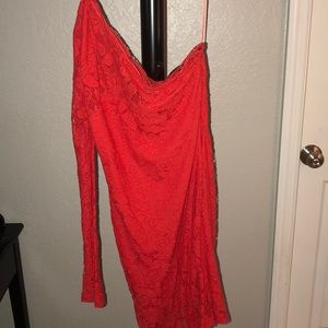 Red Lace Dress